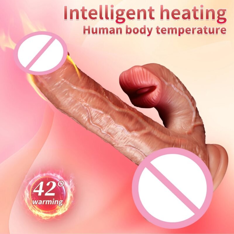 Vibrador Realista Telescópico - Imagem 5